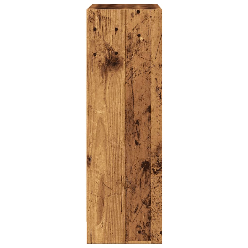 Knihovna old wood 60 x 24 x 76 cm kompozitní dřevo