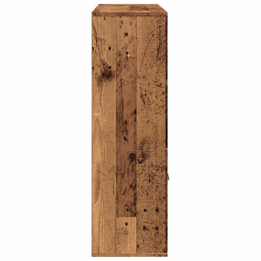 Knihovna old wood 98 x 29 x 97,5 cm kompozitní dřevo