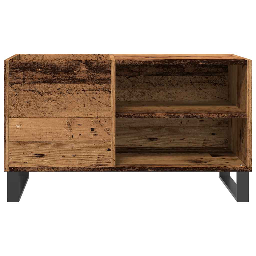 Skříňka na LP desky old wood 84,5 x 38 x 48 cm kompozitní dřevo