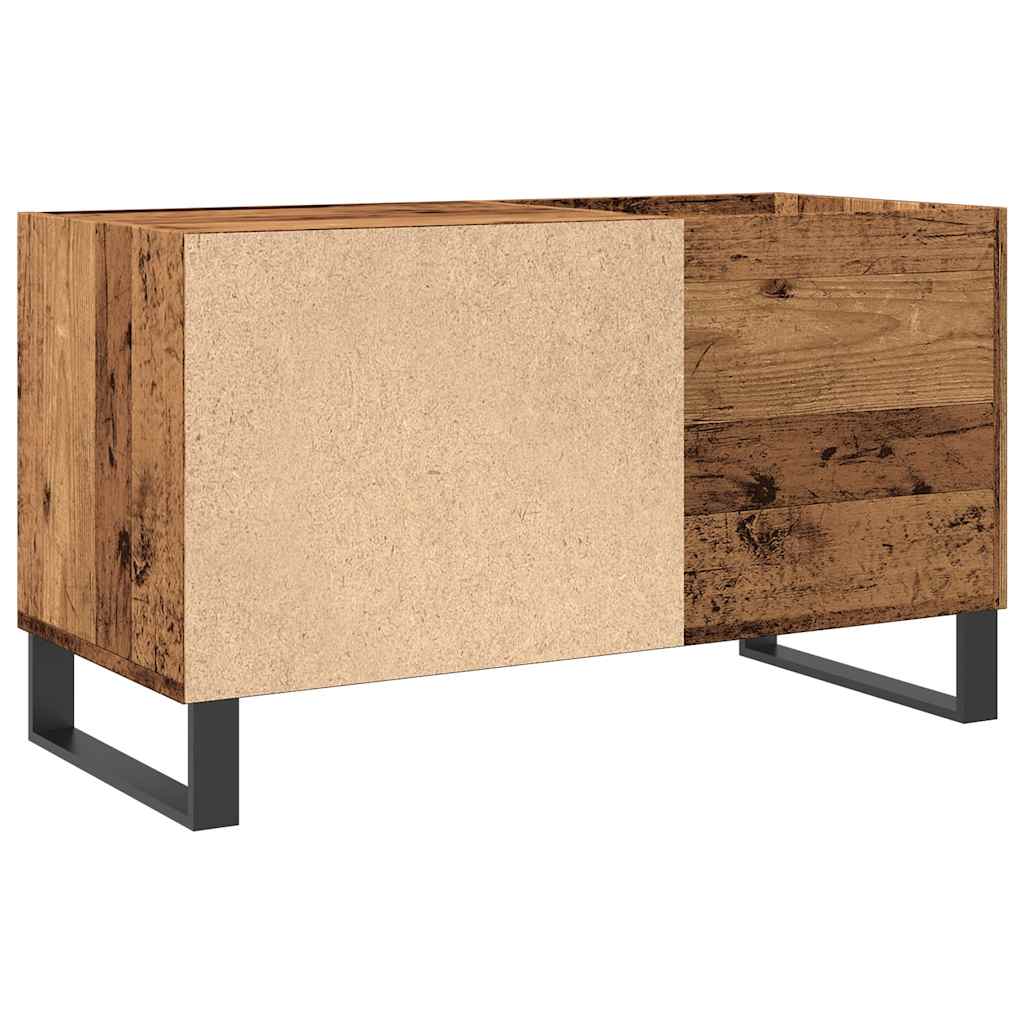 Skříňka na LP desky old wood 84,5 x 38 x 48 cm kompozitní dřevo