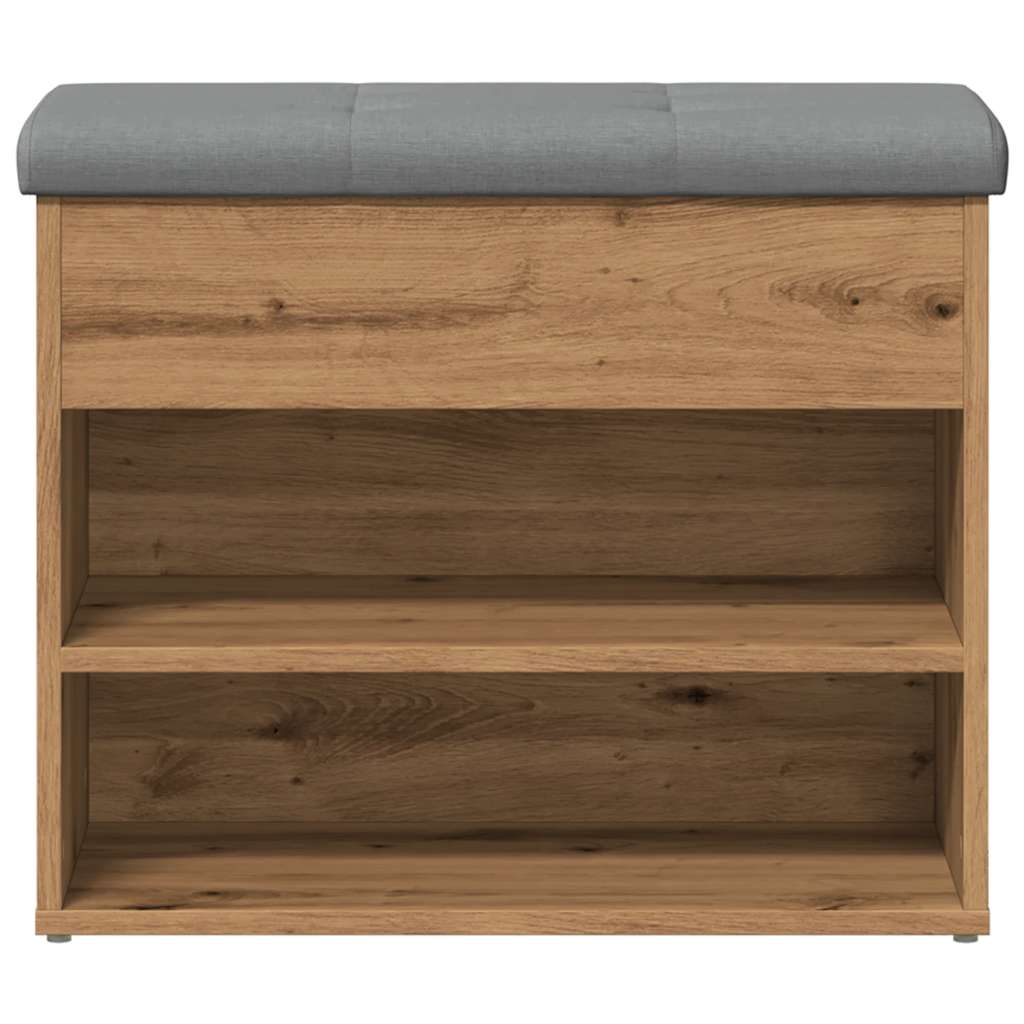 Lavice s botníkem dub artisan 62x32x50 cm Engineered Wood