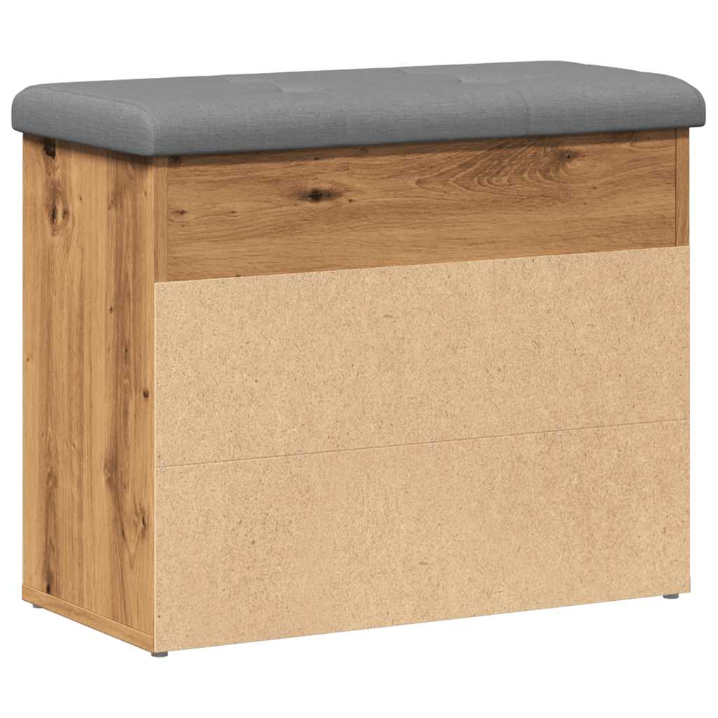 Lavice s botníkem dub artisan 62x32x50 cm Engineered Wood