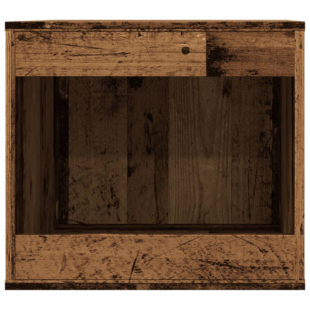 Skříňka na kočičí záchod old wood 47x59x42 cm kompozitní dřevo