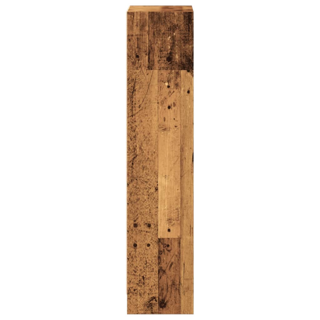 Knihovna old wood 40 x 24 x 109 cm kompozitní dřevo