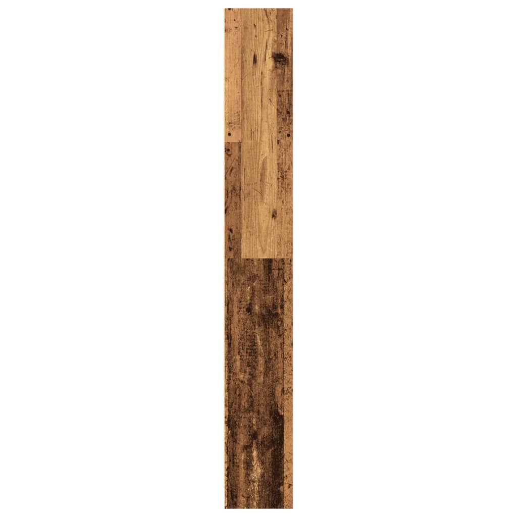 Knihovna old wood 80x24x176 cm kompozitní dřevo