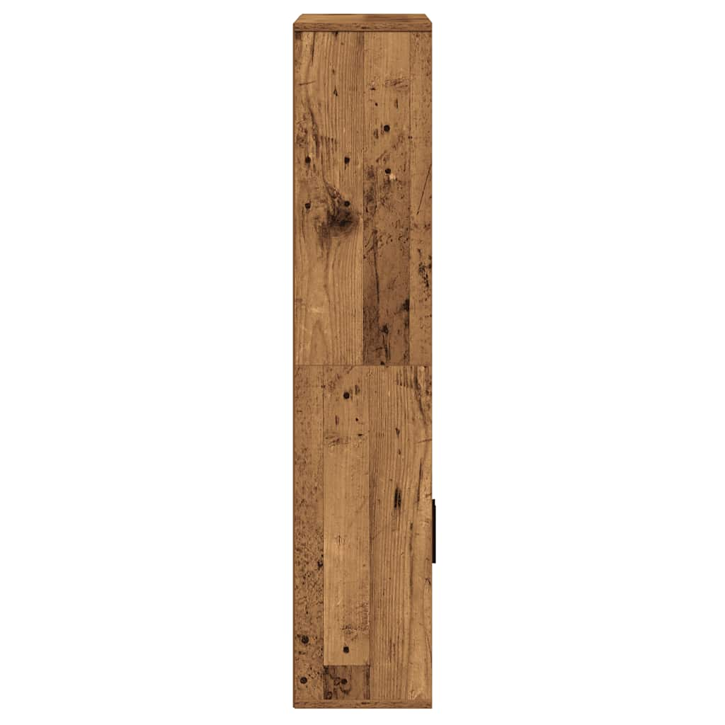 Knihovna old wood 60x24x120 cm kompozitní dřevo