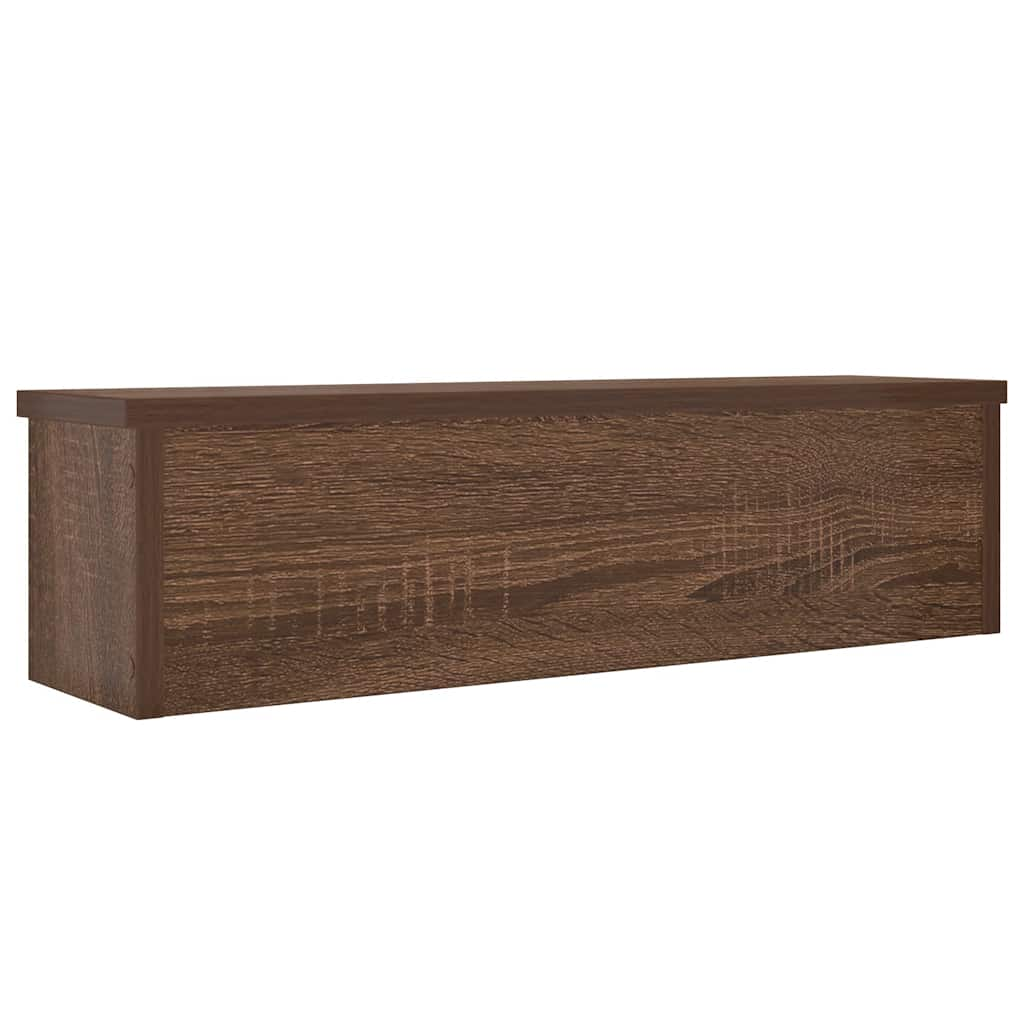 kuchyňské regály stohovatelné 2 pcs hnědý dub 50x15x16 cm