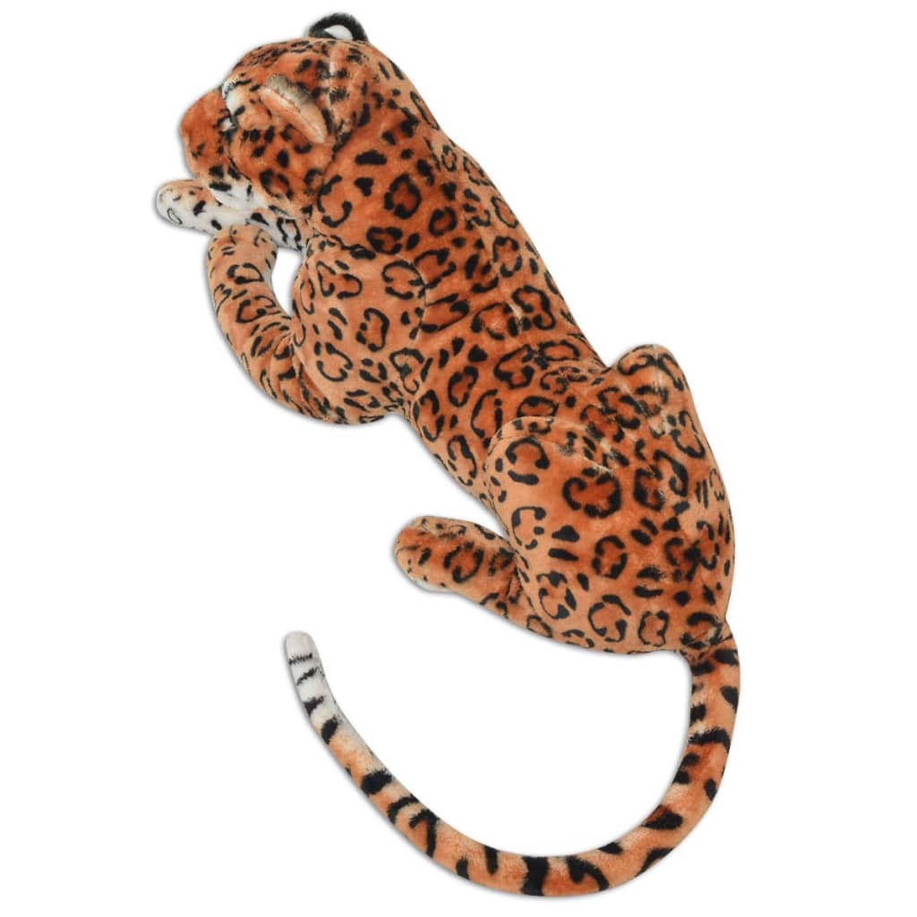 Leopard plyšová hračka hnědý XXL