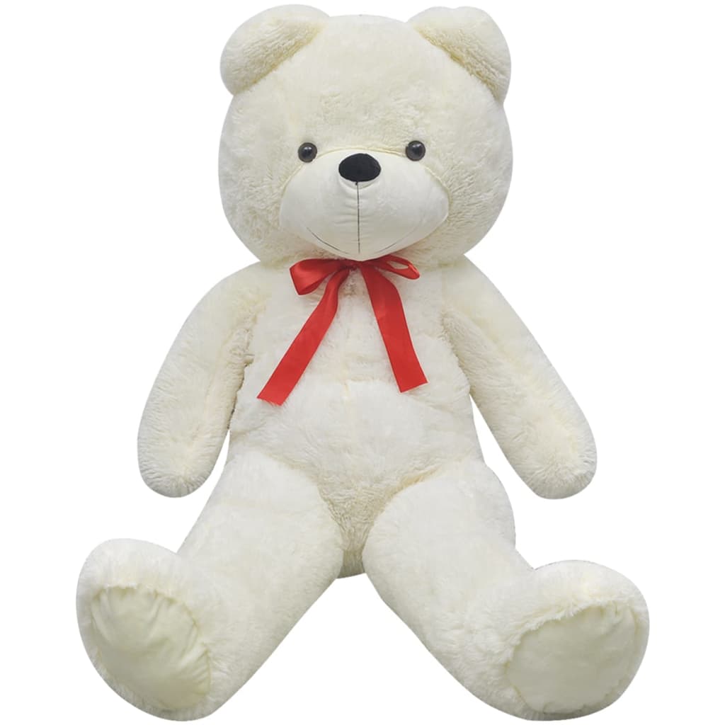 Plyšový medvěd hračka bílý 242 cm