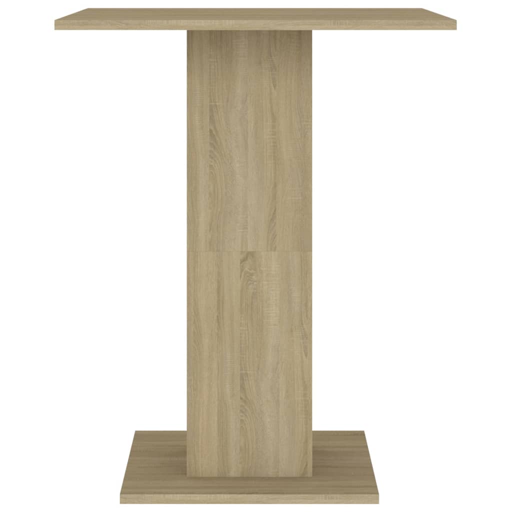 Bistro stolek dub sonoma 60 x 60 x 75 cm kompozitní dřevo