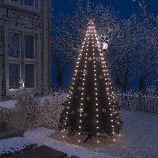Světelná síť na vánoční stromek s 250 LED diodami 250 cm