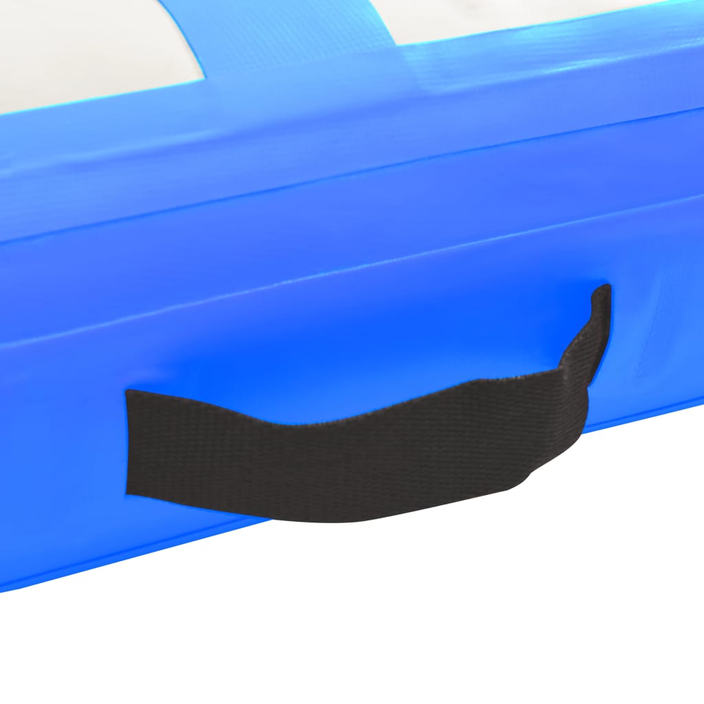 Nafukovací žíněnka s pumpou 200 x 200 x 15 cm PVC modrá
