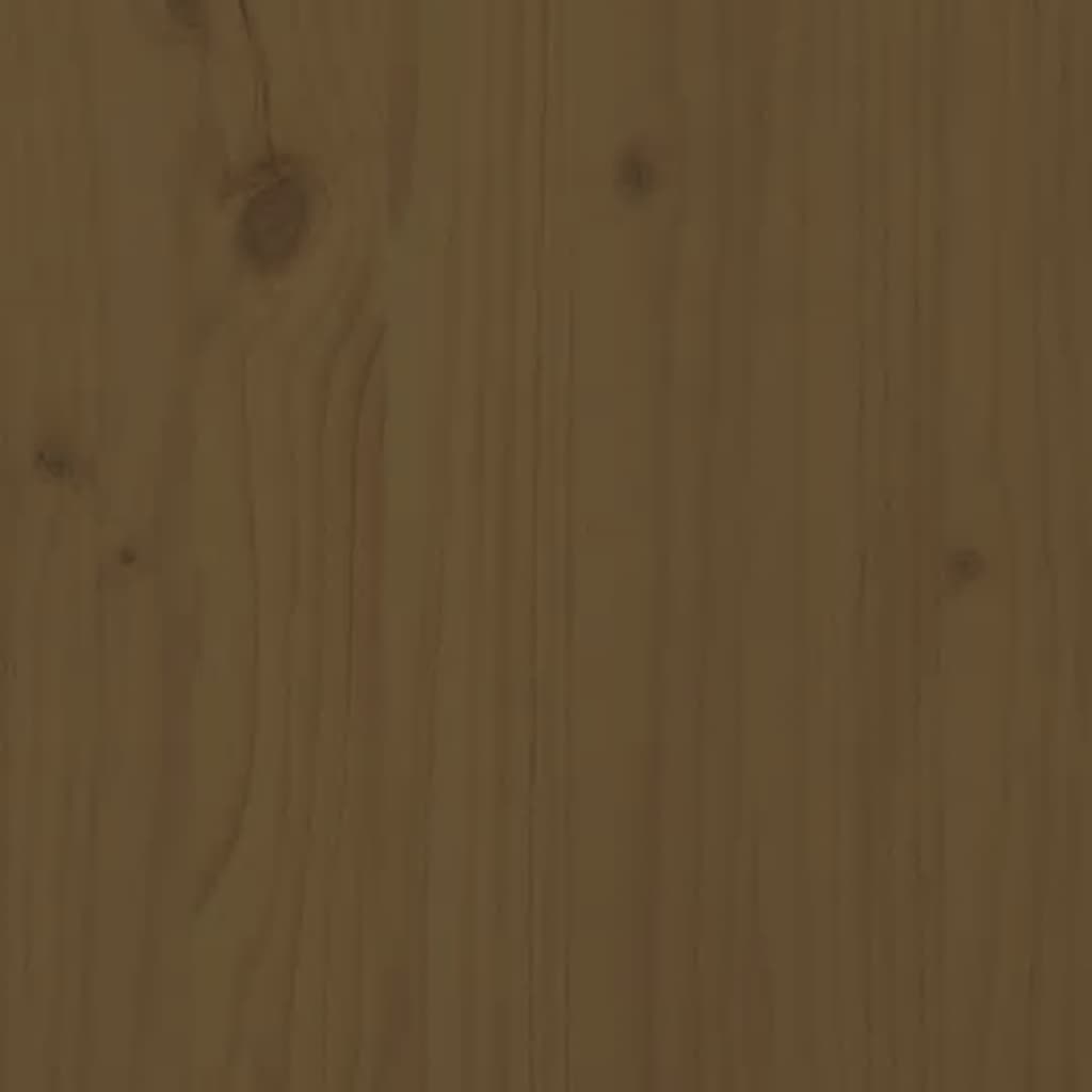 Válenda medově hnědá masivní borové dřevo 90 x 190 cm
