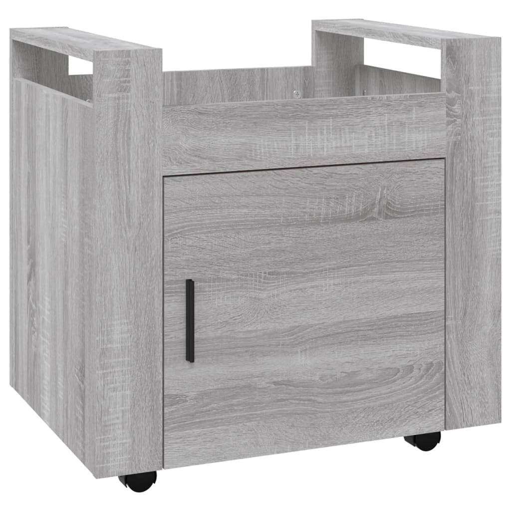 Kancelářský kontejner šedý sonoma 60x45x60 cm kompozitní dřevo