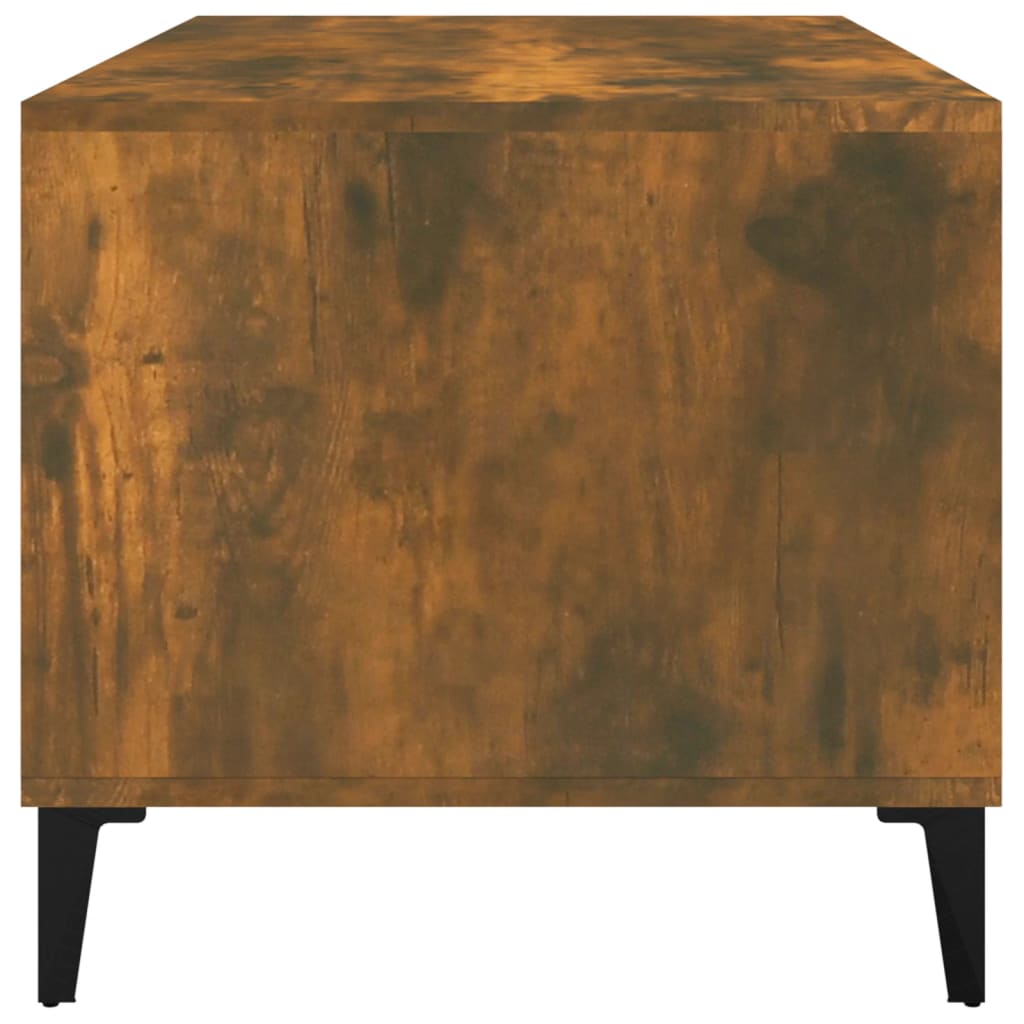 Konferenční stolek kouřový dub 90x49x45 cm kompozitní dřevo