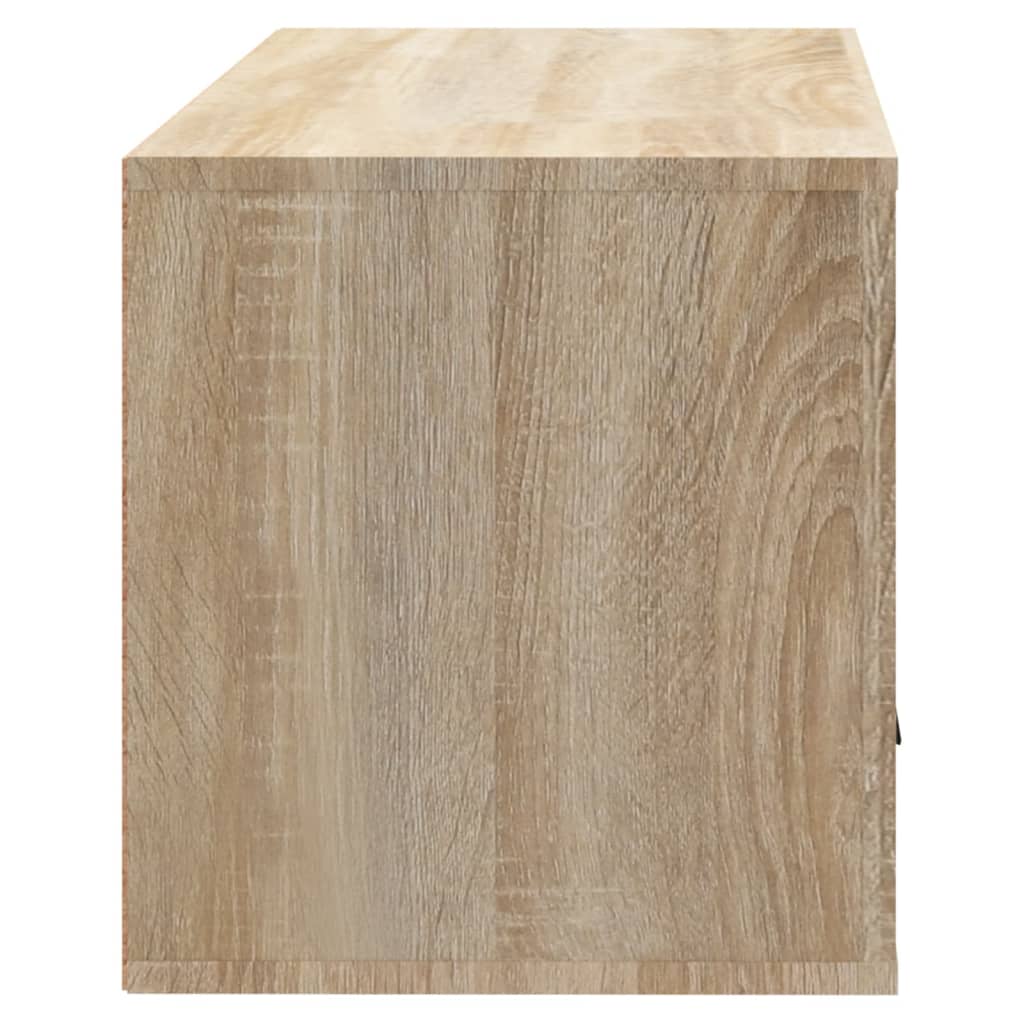 Nástěnný botník dub sonoma 70 x 35 x 38 cm kompozitní dřevo