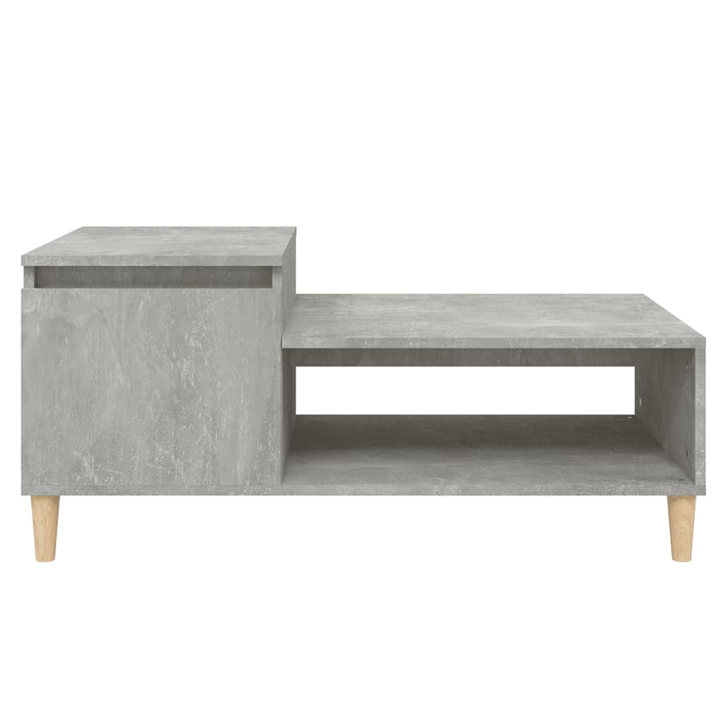 Konferenční stolek betonově šedý 100x50x45 cm kompozitní dřevo