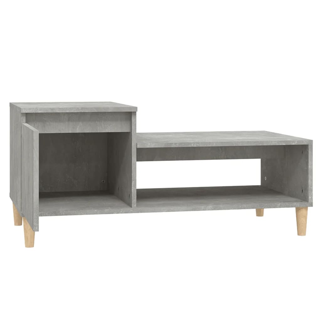 Konferenční stolek betonově šedý 100x50x45 cm kompozitní dřevo