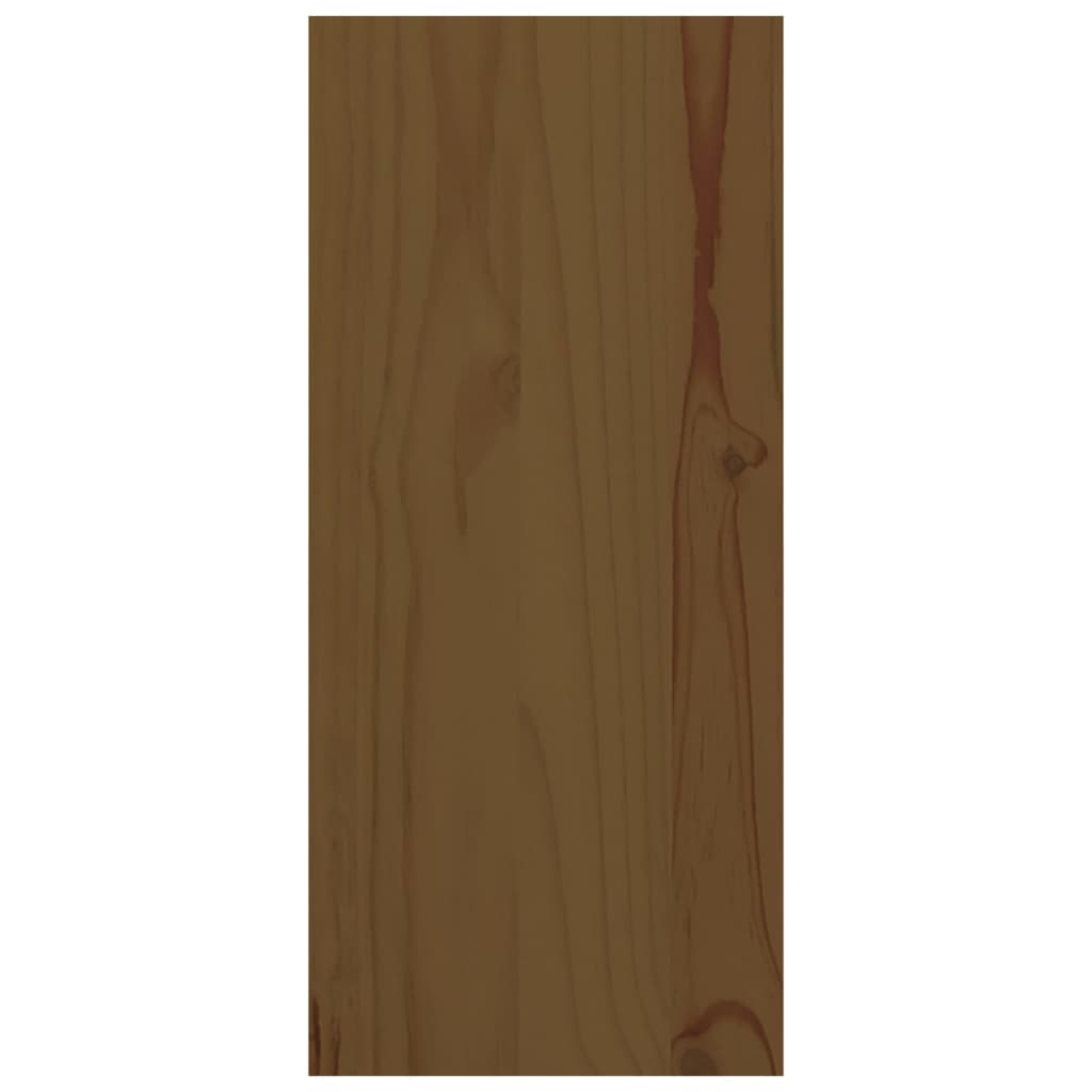 Skříňka na víno medově hnědá 56 x 25 x 56 cm masivní borovice