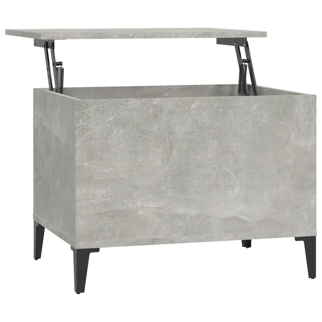 Konferenční stolek betonově šedý 60x44,5x45 cm kompozitní dřevo