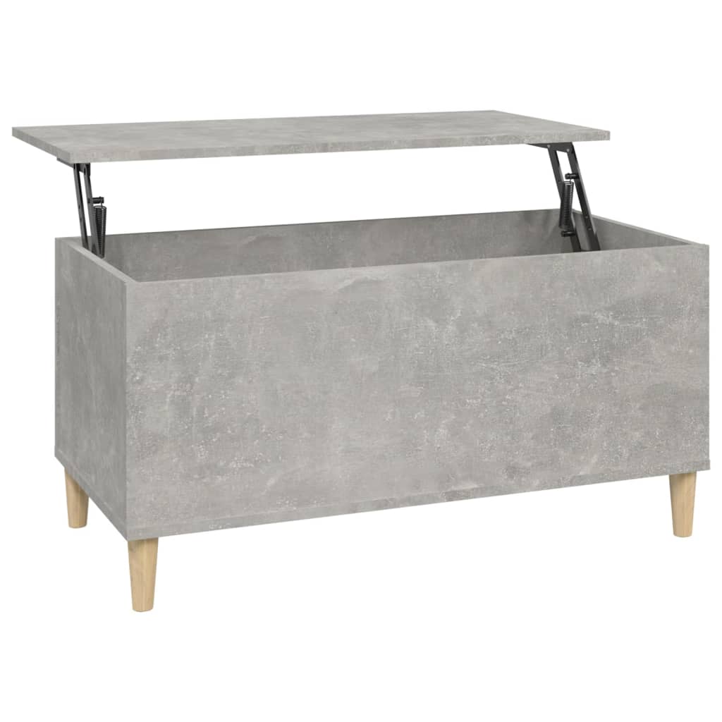 Konferenční stolek betonově šedý 90x44,5x45 cm kompozitní dřevo