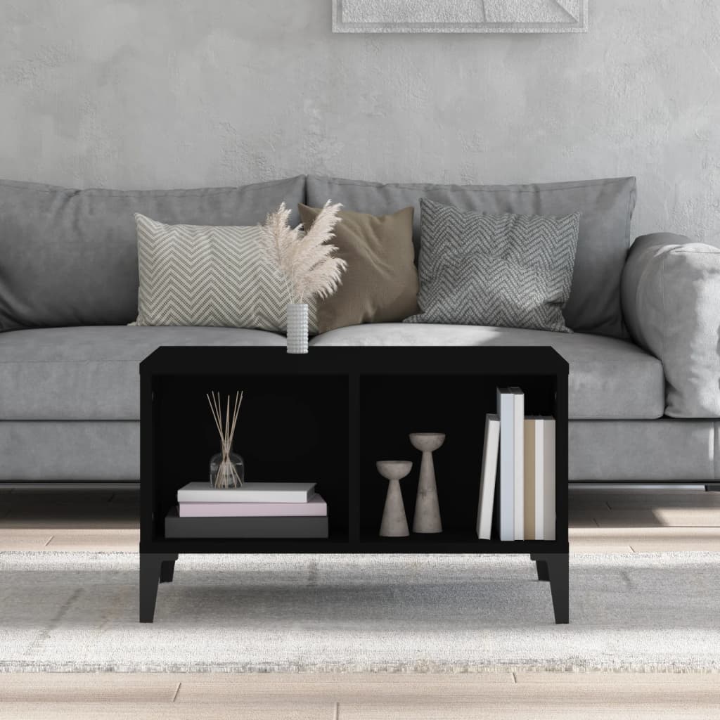 Konferenční stolek černý 60x50x36,5 cm kompozitní dřevo