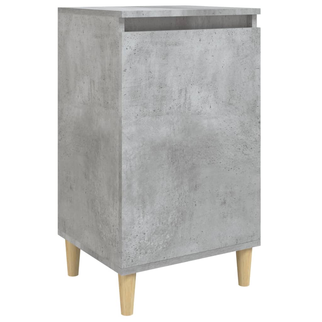 Noční stolek betonově šedý 40 x 35 x 70 cm kompozitní dřevo