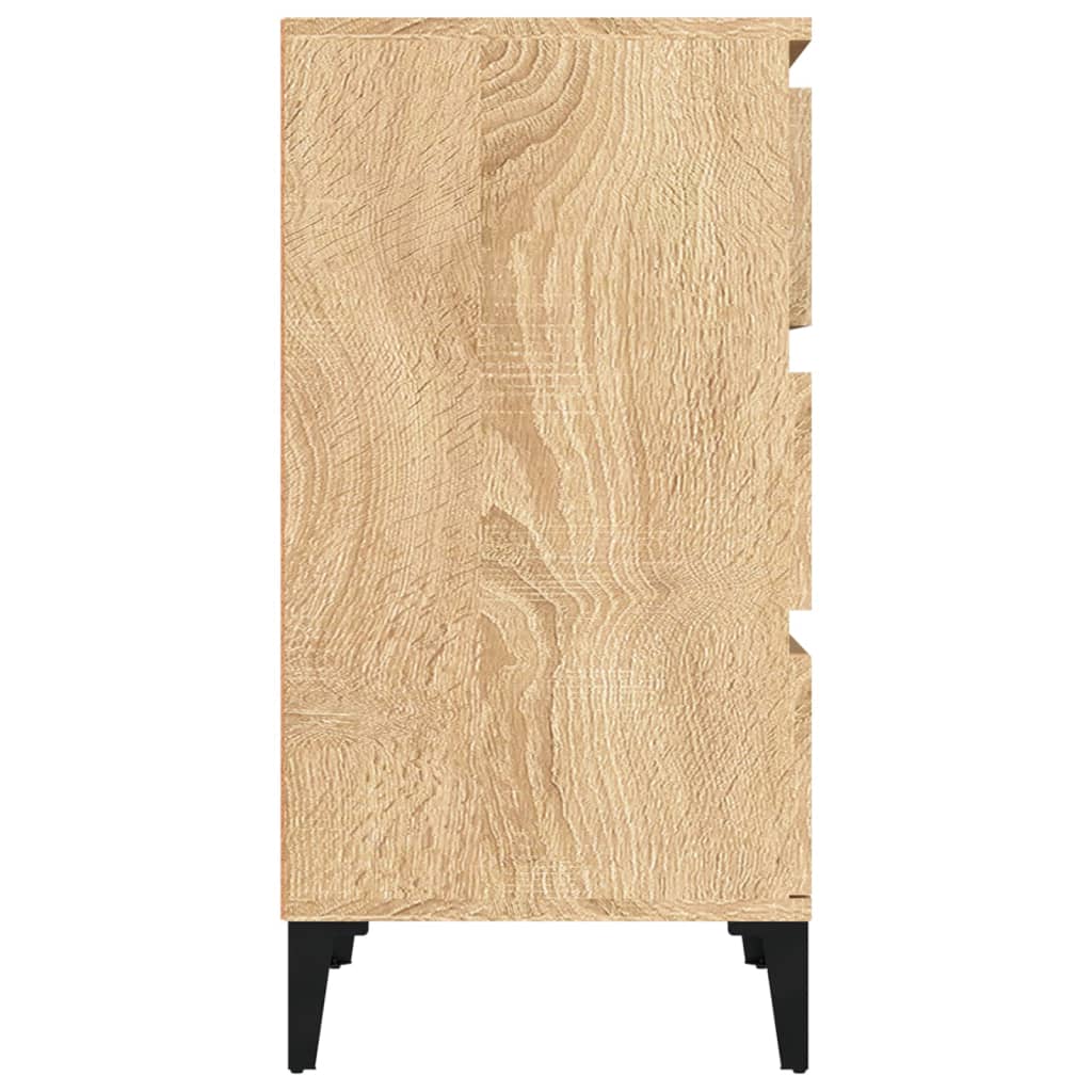 Noční stolek dub sonoma 40 x 35 x 70 cm kompozitní dřevo