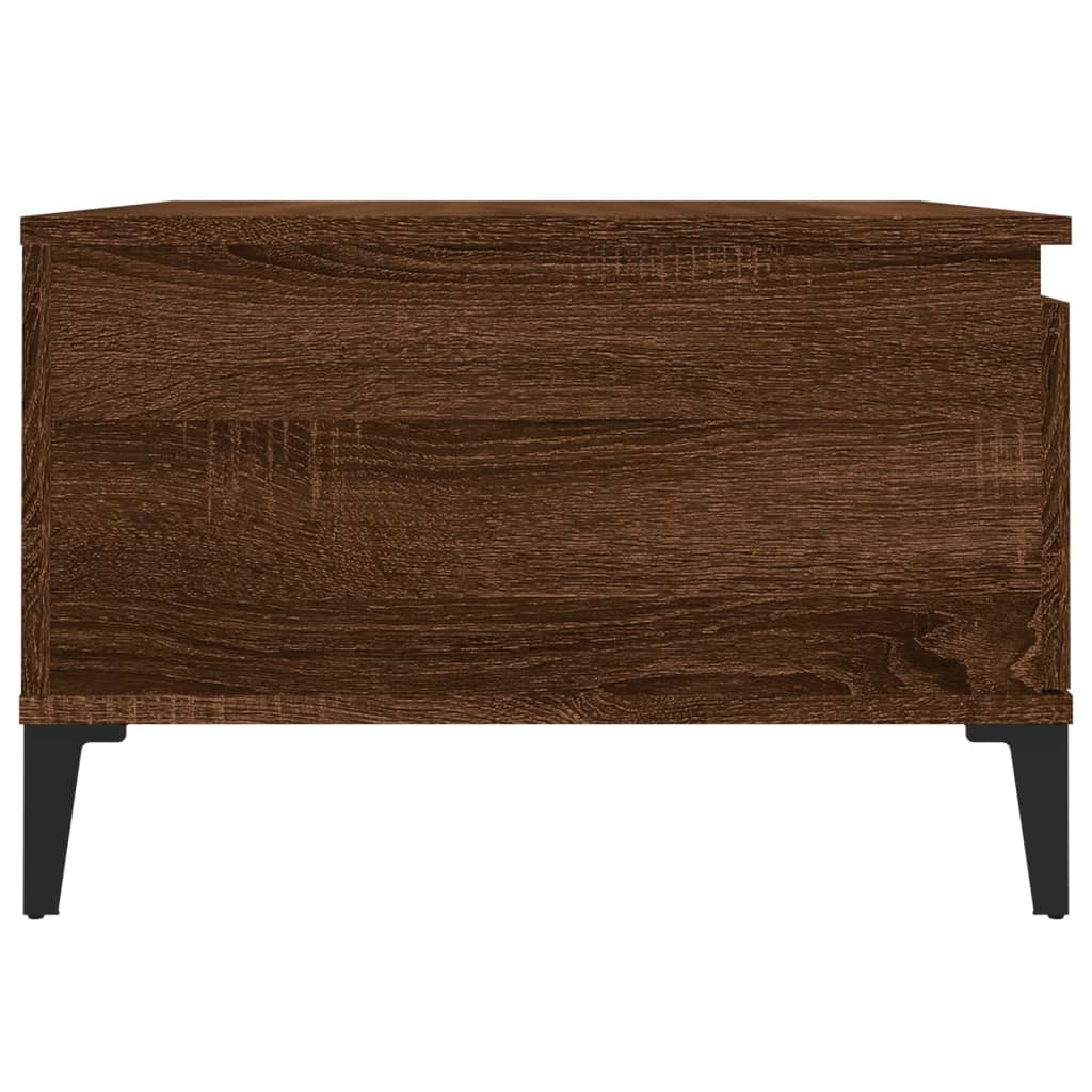Konferenční stolek hnědý dub 55 x 55 x 36,5 cm kompozitní dřevo