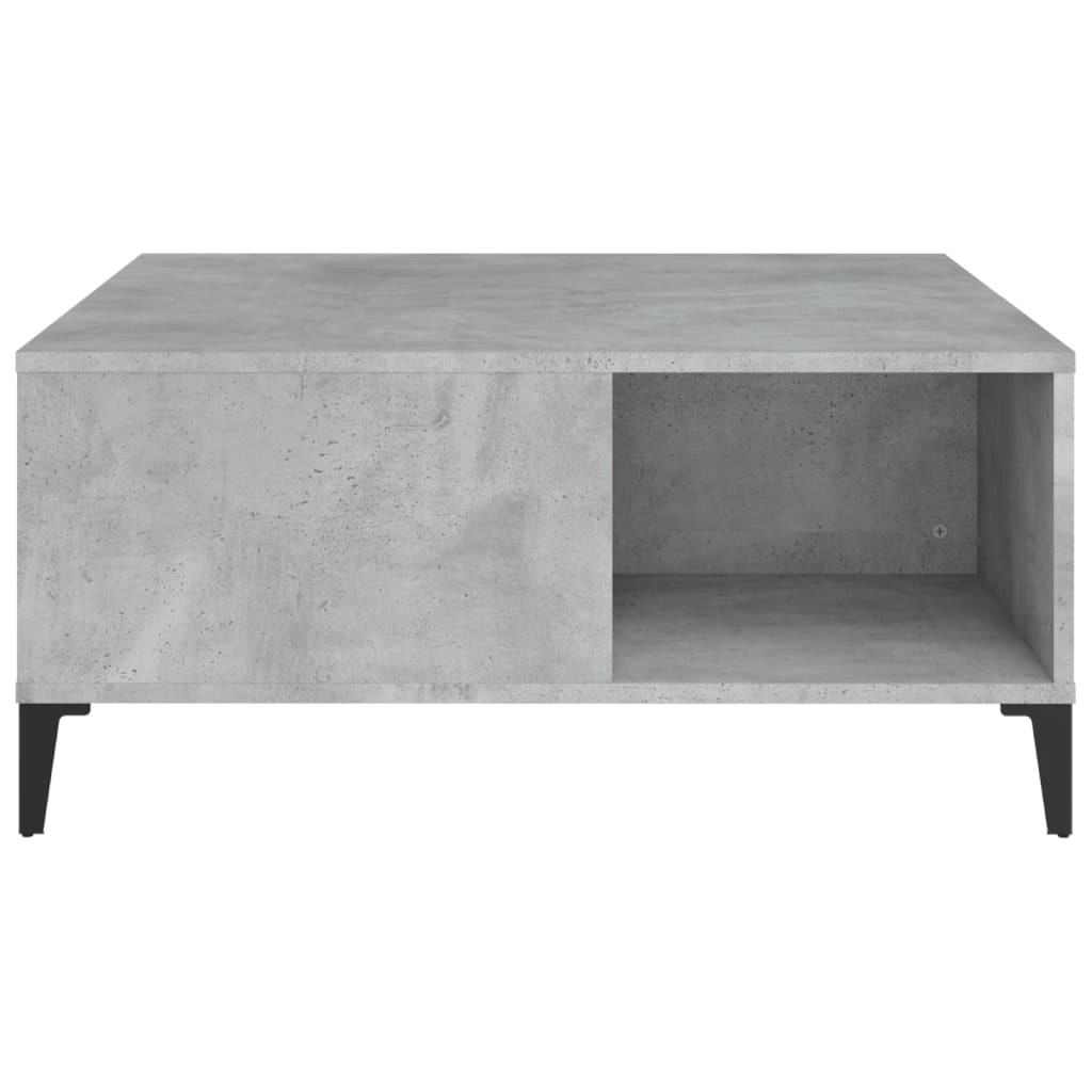 Konferenční stolek betonově šedý 80x80x36,5 cm kompozitní dřevo