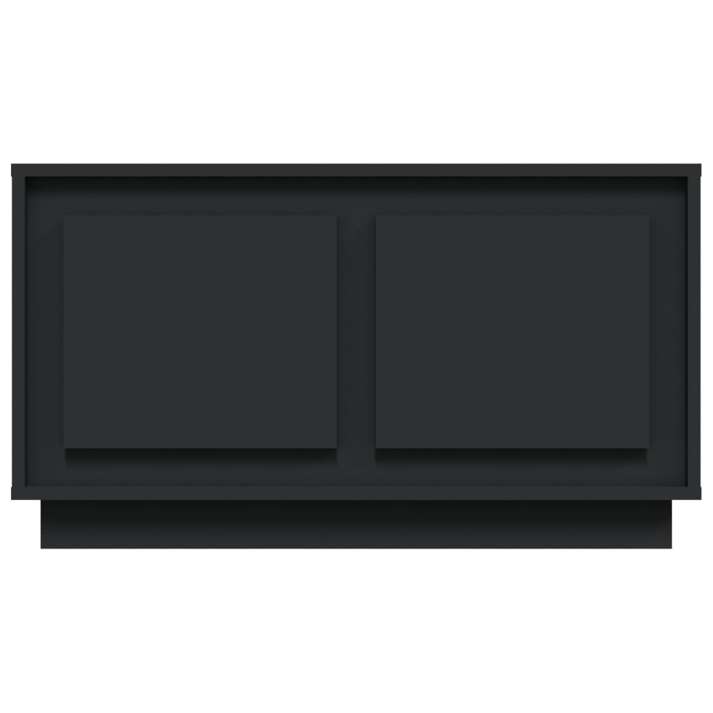 TV skříňka černá 80 x 35 x 45 cm kompozitní dřevo