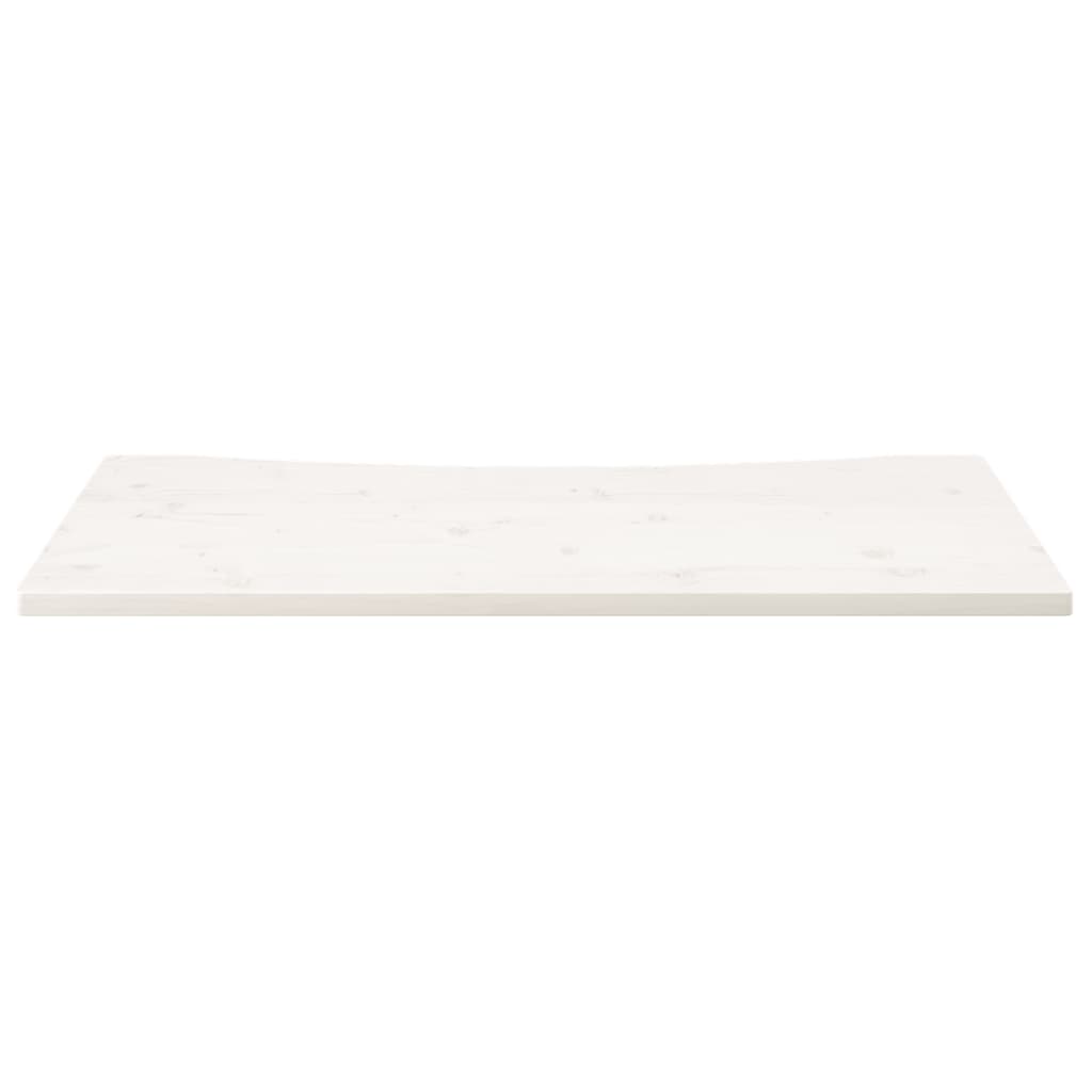 Deska psacího stolu bílá 110 x 60 x 2,5 cm masivní borové dřevo
