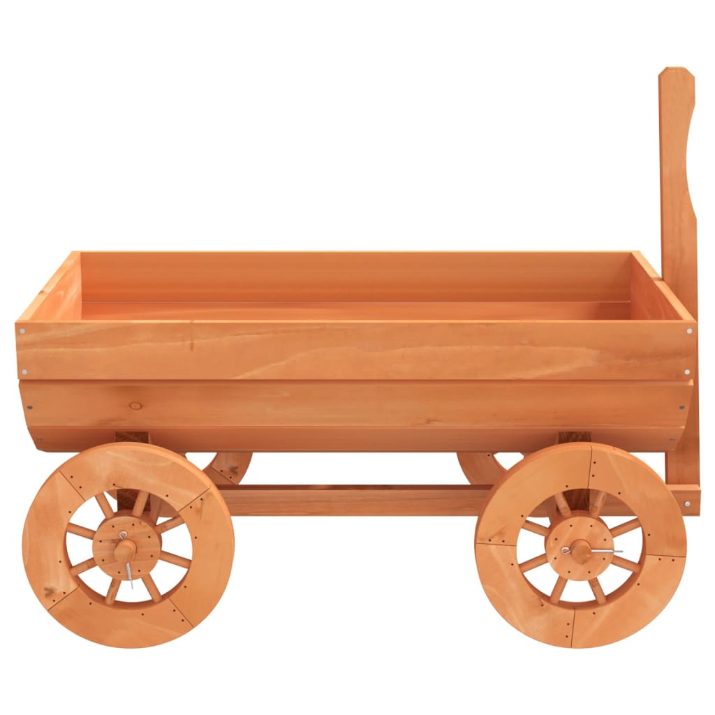 Dekorativní vozík 70 x 43 x 54 cm masivní jedlové dřevo