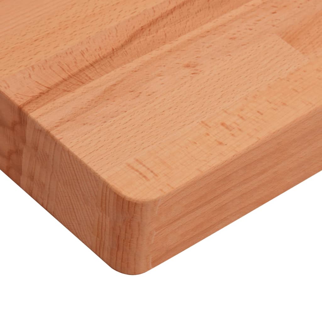 Koupelnová deska 100 x 50 x 4 cm masivní bukové dřevo